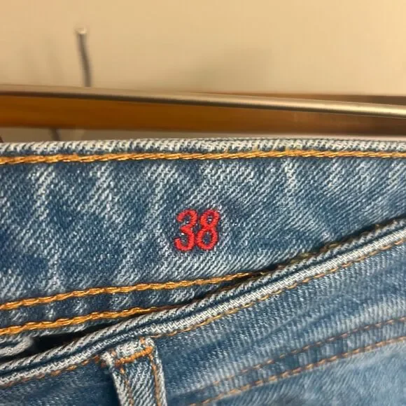 ✨Sezane Slim Parfait Sz 38/US 6 Jeans In Light Blue Wash✨ - Picture 8 of 10